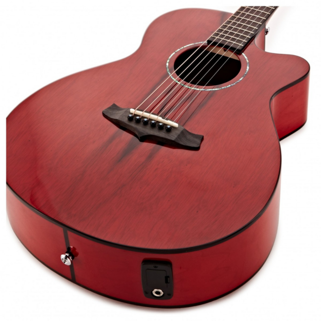 Tanglewood Azure Super Folk, Shimmering Red