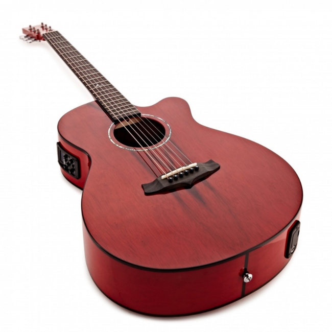 Tanglewood Azure Super Folk, Shimmering Red