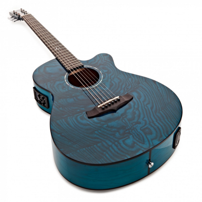 Tanglewood Tanglewood Azure Super Folk + EQ Serenity Blue