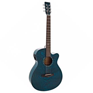 Tanglewood Tanglewood Azure Super Folk + EQ Serenity Blue