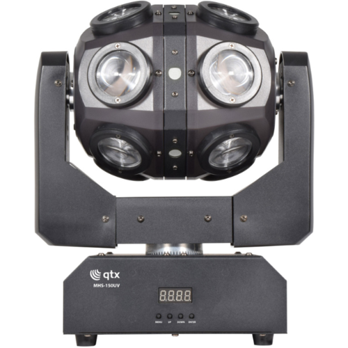 qtx Orbital: 150W LED U/V Moving Head qtx Orbital: 150W LED U/V Moving Head