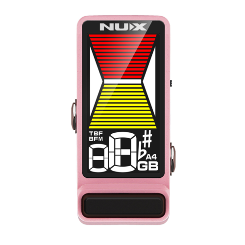 NUX NUX NTU-3 Flow Tune Pedal Tuner, Pink