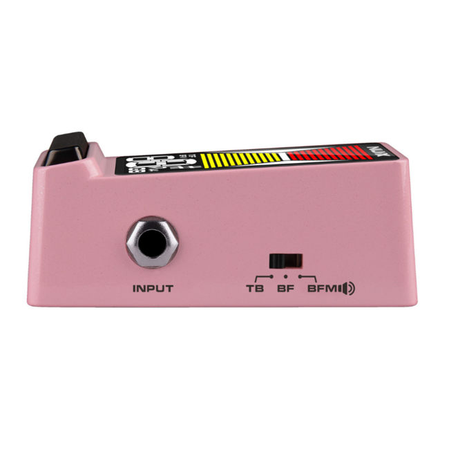 NUX NTU-3 Flow Tune Pedal Tuner, Pink
