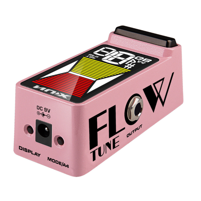 NUX NTU-3 Flow Tune Pedal Tuner, Pink