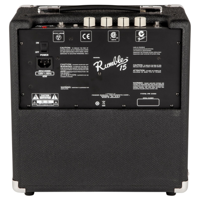Fender Rumble™ 15 V3 Bass Combo