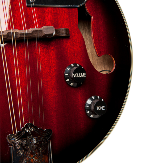 Stagg Stagg M50 E Electro Mandolin, Nato Redburst