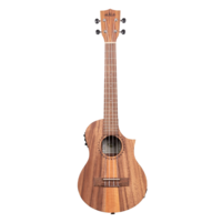 Kala KA-TK-T-CE Teak Tri-Top Tenor Ukulele