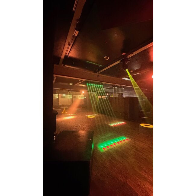 Lighting installation at a nightclub in Birmingham