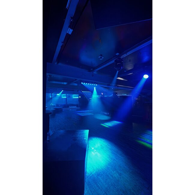 Lighting installation at a nightclub in Birmingham