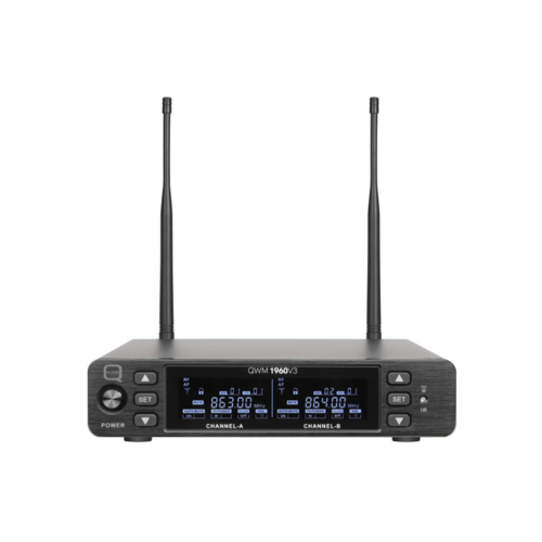 Q Audio Q Audio QWM 1960 V3 BP Dual Wireless Mic System Q Audio Q Audio QWM 1960 V3 BP Dual Wireless Mic System