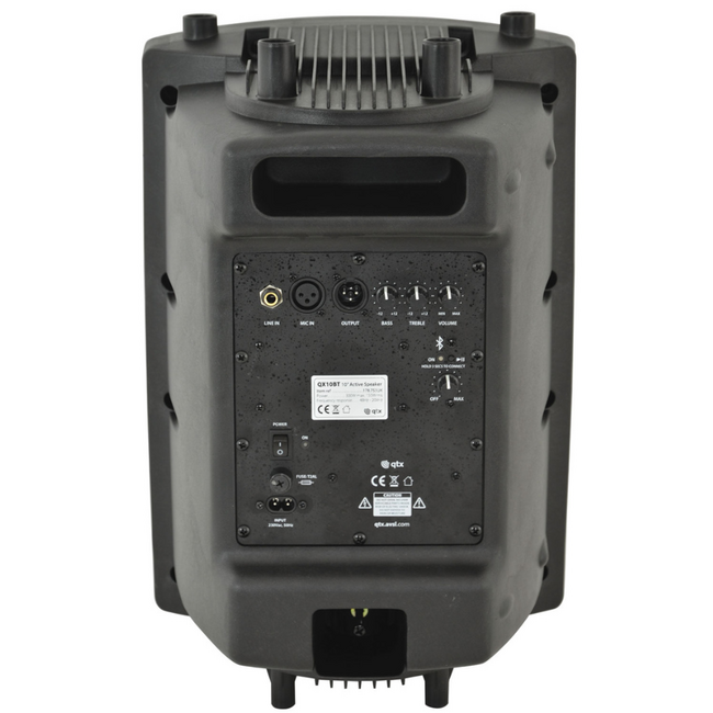 qtx QTX QX10BT Series Active Moulded Speakers with Bluetooth