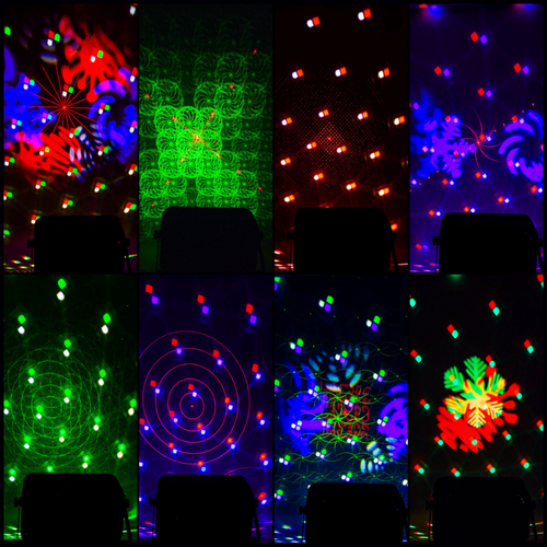qtx QTX GOBO Hex: 6-in-1 LED & Laser Effect qtx QTX GOBO Hex: 6-in-1 LED & Laser Effect