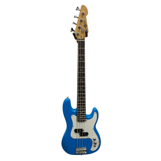 Gear 4 Music Gear4Music Short Scale LA Bass Guitar, Blue (Second Hand)