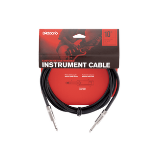 D'addario D'Addario Custom Series Braided Instrument Cable Black 10ft