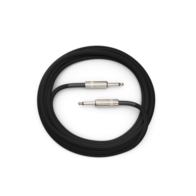 D'Addario Custom Series Braided Instrument Cable Black 10ft