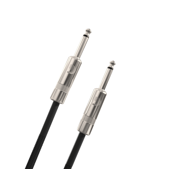 D'Addario Custom Series Braided Instrument Cable Black 10ft