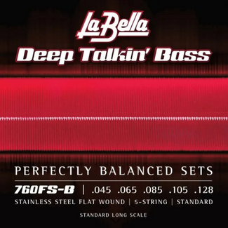 la bella La Bella 760FS-B Deep Talkin Bass Flatwounds 5-String
