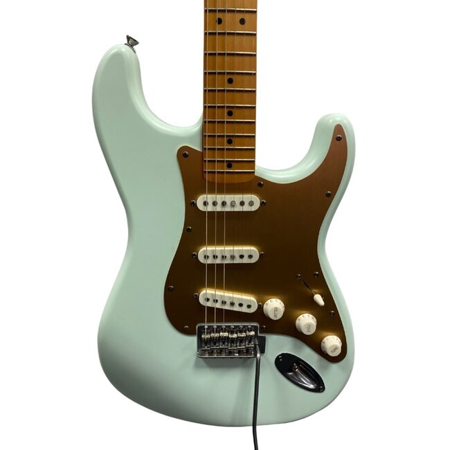 Squier 40th Anniversary Stratocaster, Satin Sea Foam Green (Second Hand)