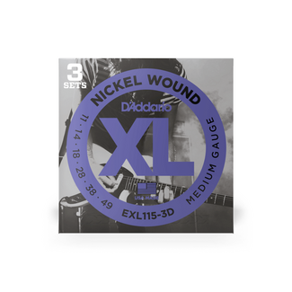 D'addario D'addario EXL115-3D XL Medium, 11 - 49 (3 PACK)