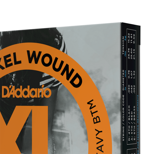 D'addario EXL140-3D XL Light Top Heavy Bottom, 10 - 52 (3 PACK)