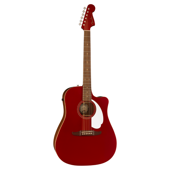 Fender Redondo Player Electro Acoustic, Candy Apple Red