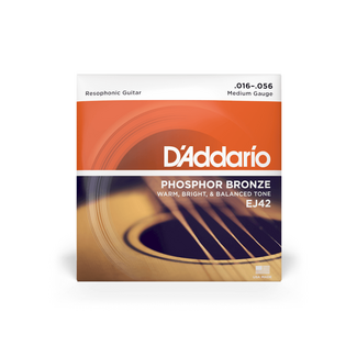 D'addario D'addario EJ42 Medium Resophonic, 16 - 56