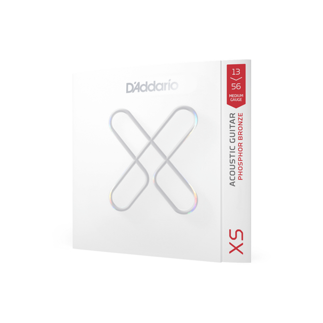 D'addario XS Medium Phosphor Bronze Coated, 13 - 56