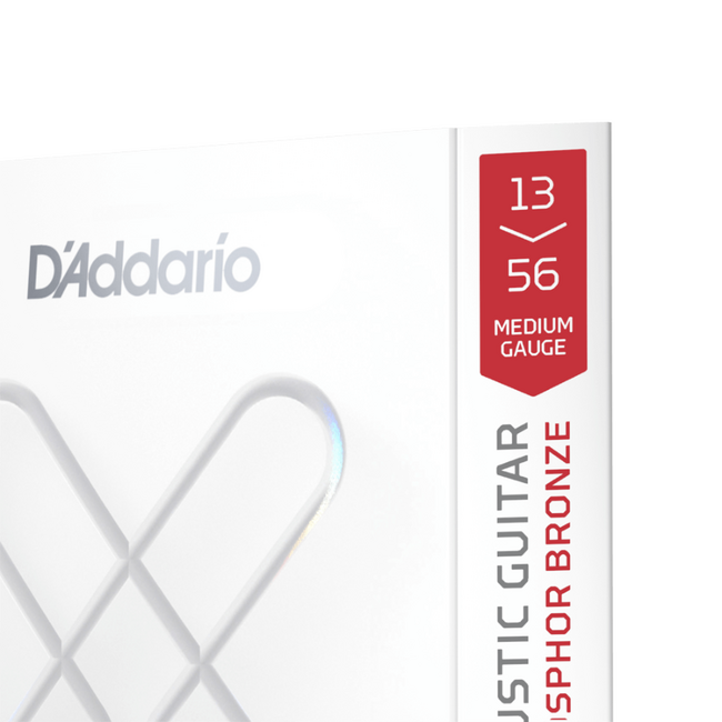 D'addario XS Medium Phosphor Bronze Coated, 13 - 56
