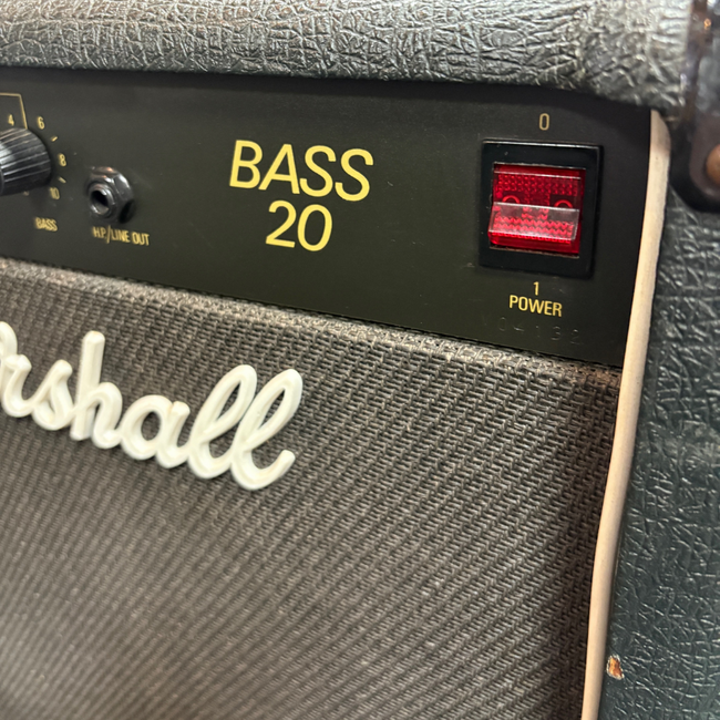 Vintage Marshall Bass 20 Amplifier 5502 Solid-State (Second-Hand)