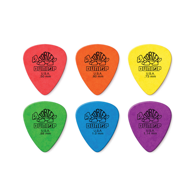 Dunlop Tortex Standard Pick Variety, 12 Pack