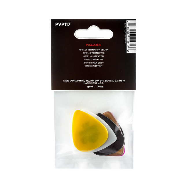 Dunlop Variety Bass Picks, 6 Pack