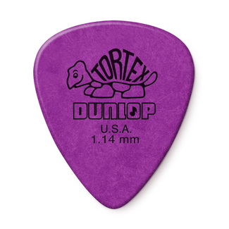 Jim Dunlop Dunlop Tortex Standard Purple 1.14mm, 12 Pack