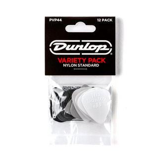 Jim Dunlop Dunlop Nylon Standard Pick Variety, 12 Pack