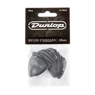 Jim Dunlop Dunlop Nylon Standard 0.88mm, 12 Pack
