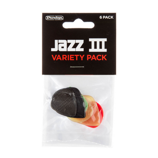 Jim Dunlop Dunlop Jazz III Variety, 6 Pack