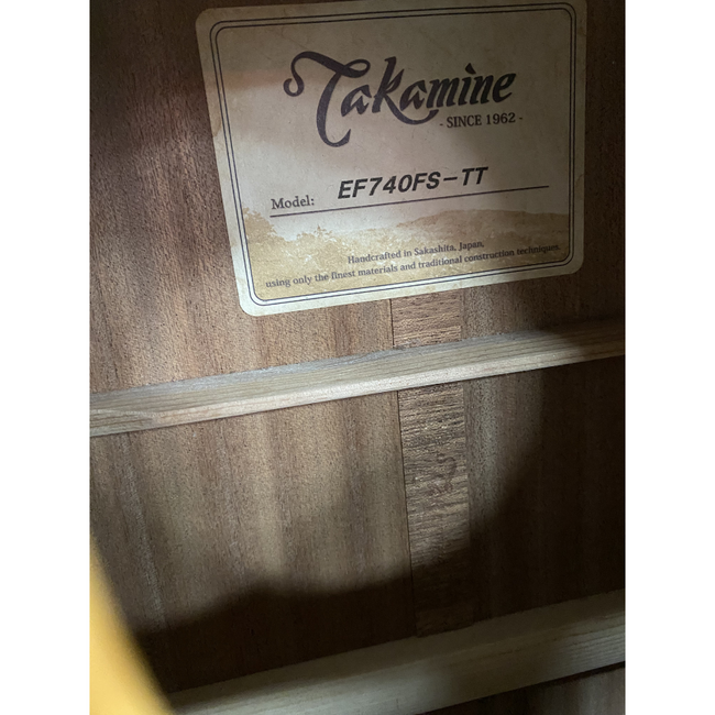 Takamine EF740SS TT Thermal Top All Solid Guitar (Second Hand)
