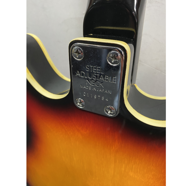 Commodore Semi-Hollow Electric Bass Made in Japan 60s/70s, Sunburst
