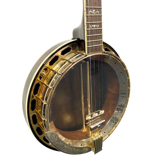 Ozark Gold-Plated 4-String Plectrum Banjo (Second Hand)