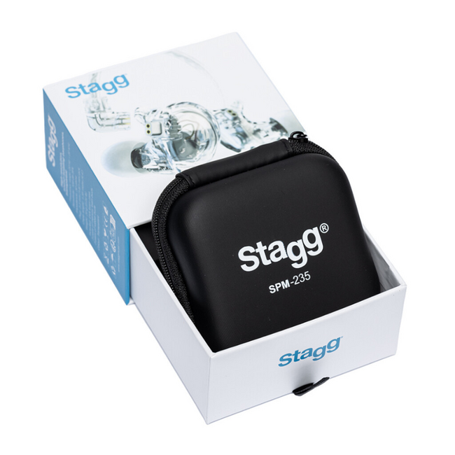 Stagg SPM-235 2-Driver In-Ear Stage Monitor, Transparent