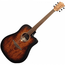 LAG Tramontane GLA-T70DCE Dreadnought Cutaway, Black & Brown