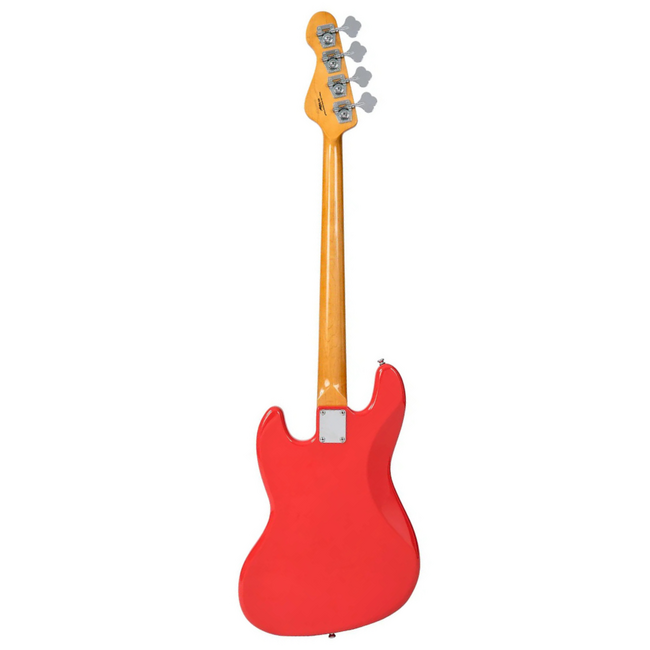 Vintage VJ74 Jazz Bass, Firenza Red