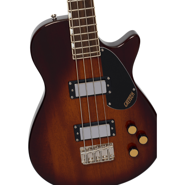 Gretsch Streamliner Jet Club Bass Single-Cut Short Scale, Havana Burst