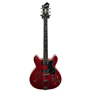 Hagstrom Hagstrom Viking, Wild Cherry Transparent (Second Hand)