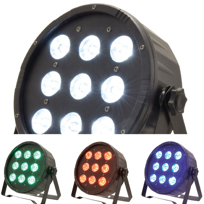 QTX PAR-54  Flat Par RGBW Wash Light