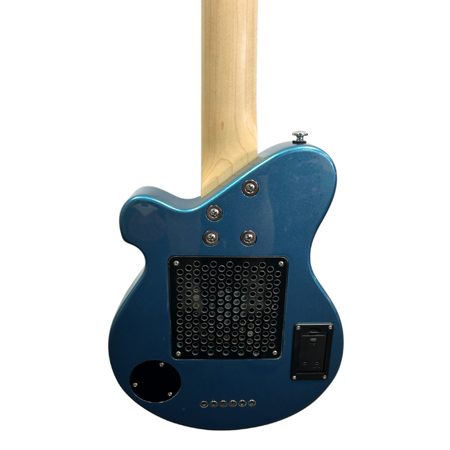 Pignose PGG Travel Guitar with Built-In Amp, Metallic Blue (Second Hand)