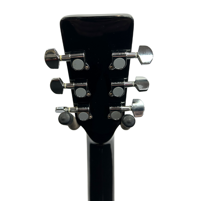Vintage Resonator Acoustic Guitar, Black