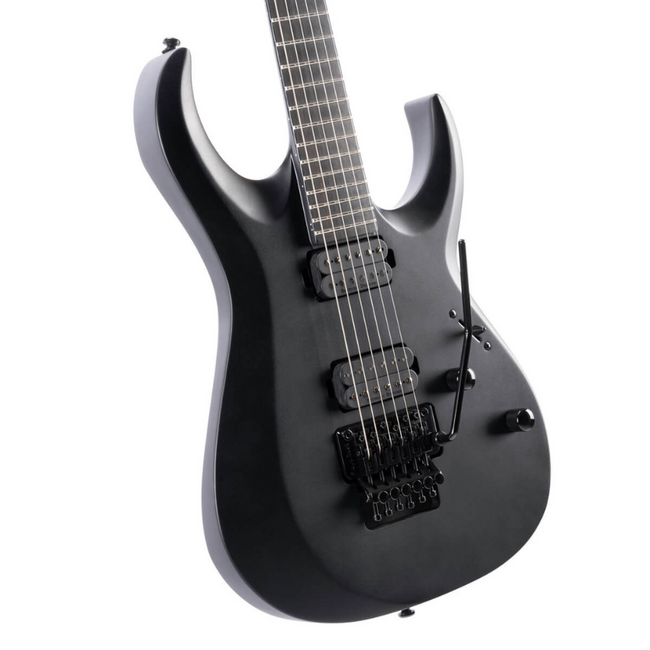 Cort X500 Menace, Black Satin