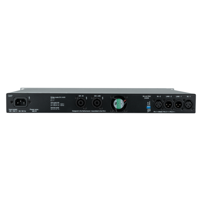 DAP SI-2.750 2-channel install amplifier (2x 750 W)