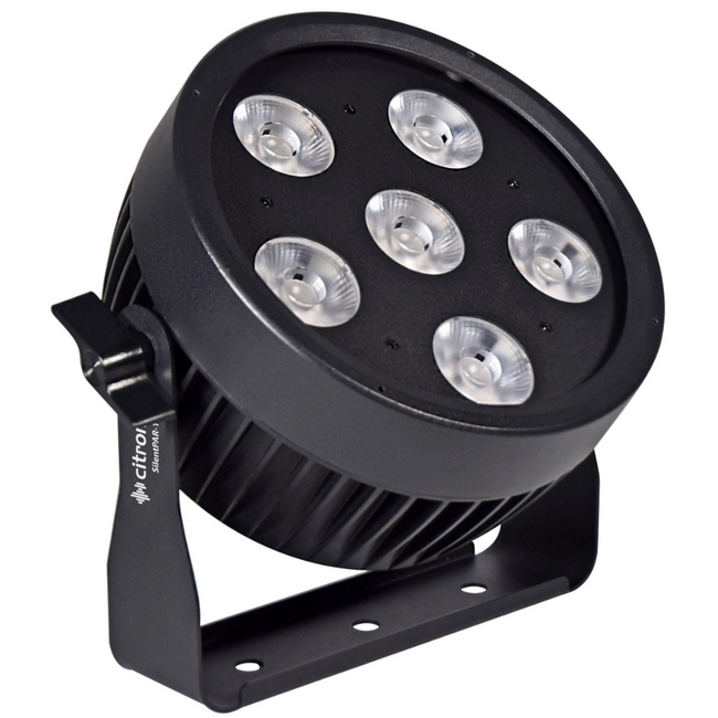 Citronic SilentPAR-180: 6 x 30W RGBWA+UV Silent PAR Can