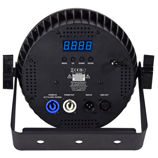 Citronic SilentPAR-180: 6 x 30W RGBWA+UV Silent PAR Can